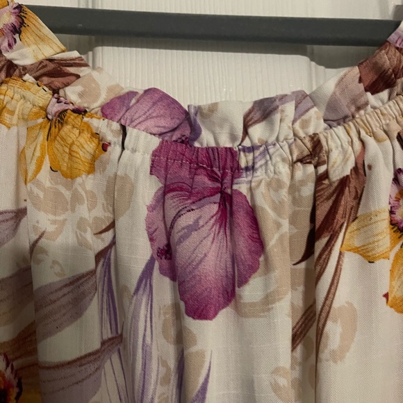 Floral off the should short City Chic dress - Picture 6 of 7